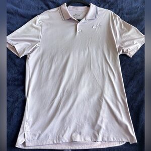 Nike Golf Light Pink Polo Collared Short Sleeve Shirt Dri Fit | Men’s Size M